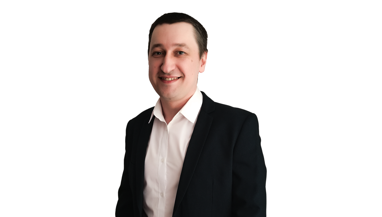 Alexandr Litvin is laughing